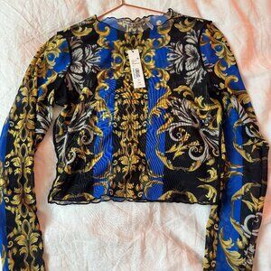 Alice + Olivia Sapphire Romance Top